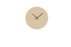 Clock doorsnee 59cm Licola matt sand+light brown spotted